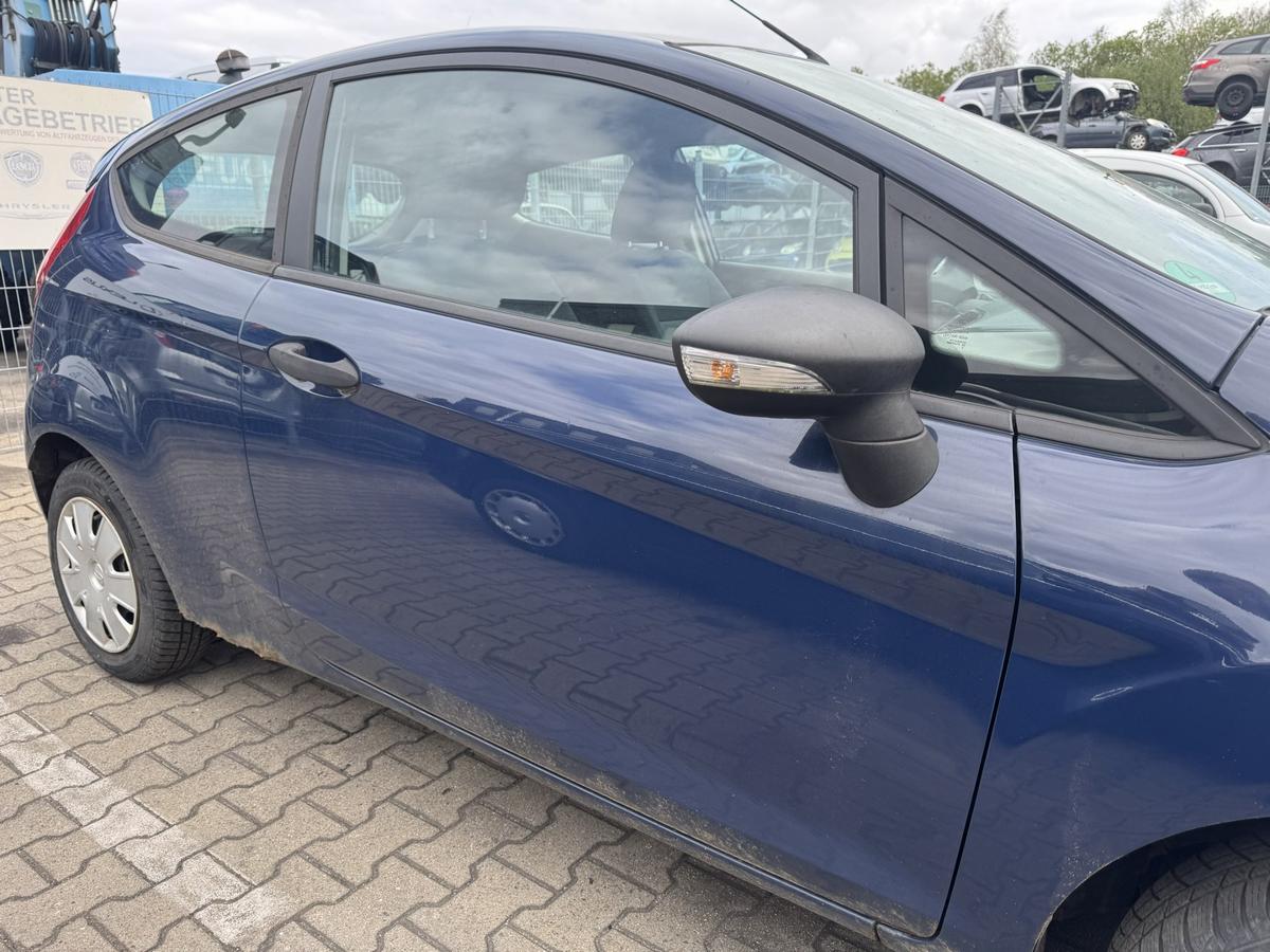 Ford Fiesta JA8 original T&uuml;r vorn rechts Blazer Blau 3-T&uuml;rer Bj.2009